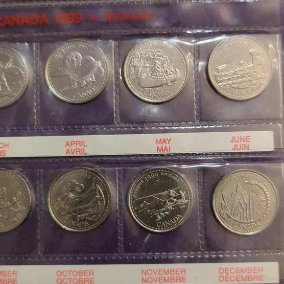 Commemorative Set of Quarters from 1999 - Picture 4 of 4